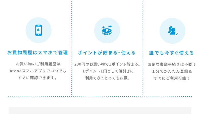 ご利用の開始はとっても簡単!スマホがあればすぐにご利用可能です。